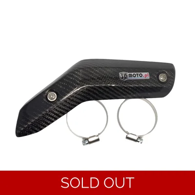 Front Exhaust Pipe Carbon Fiber Heat Shield for KTM 690 2019-2025 / GasGas 700 title=